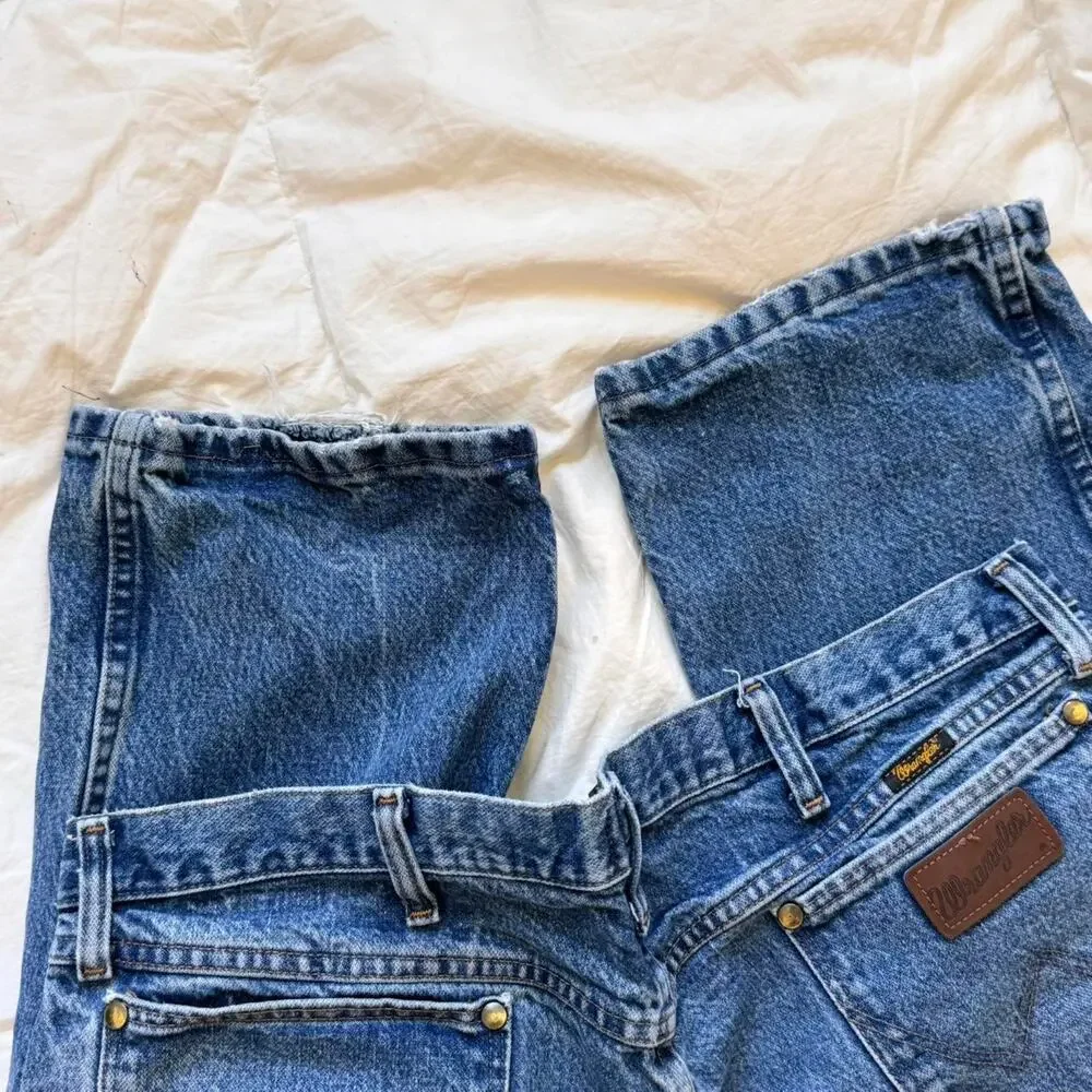 wrangler Regular fit mid‎ rise tapered jeans heavyweight 40x30 47MWZDS casual